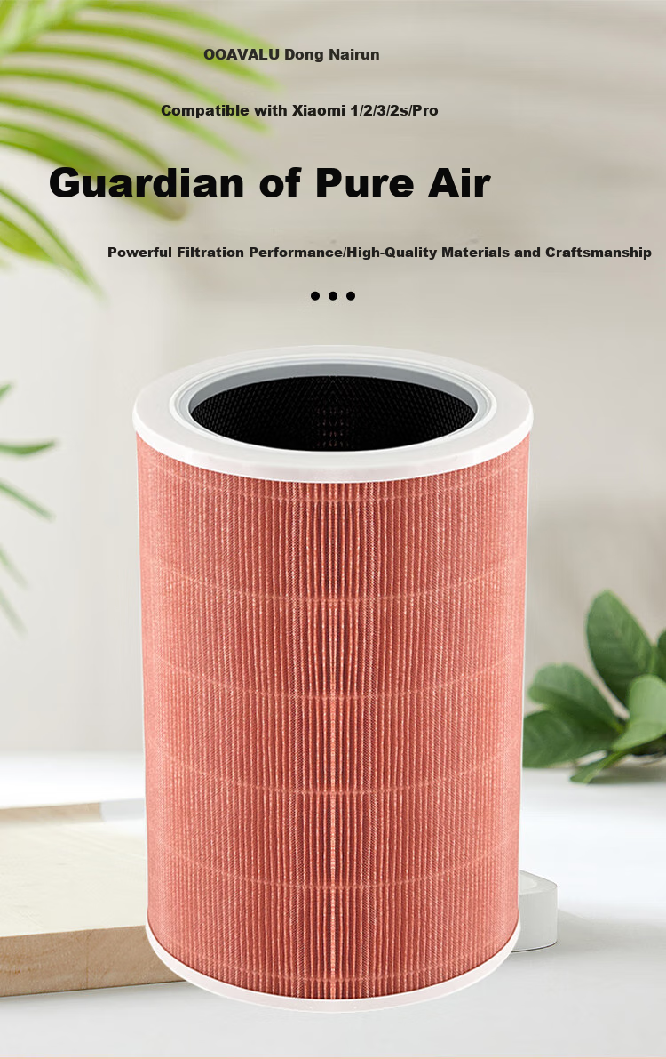 Dong Nai Lun Compatible Air Purifier Filter for Xiaomi (MI) Air Purifiers, Suitable for First/second/third Generation/2S/Pro Models, Removes Formaldehyde, Orange Color 1