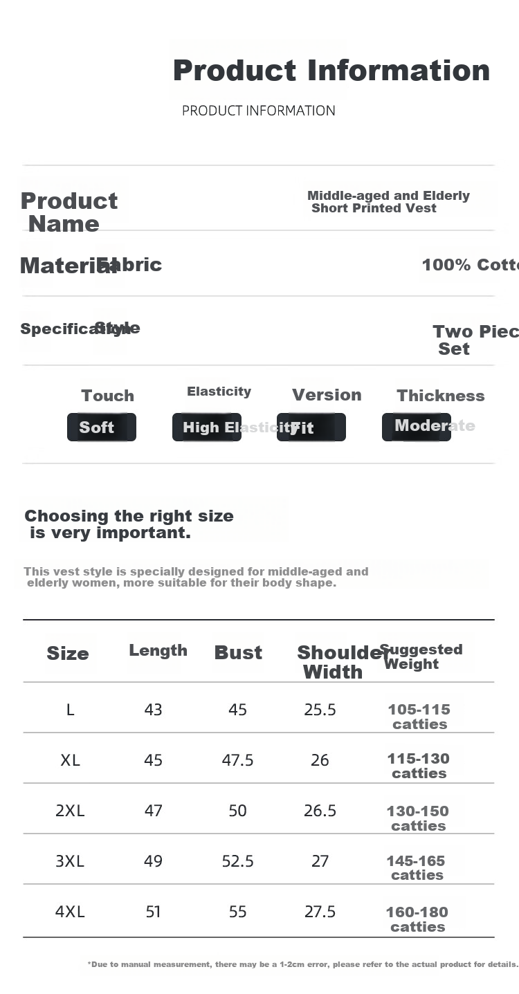 Yiershuang [100% Cotton] Middle-Aged And Elderly Women's Vest, Pure Cotton Wearable Vest-Style Bra, Undershirt, Base Layer Underwear 8