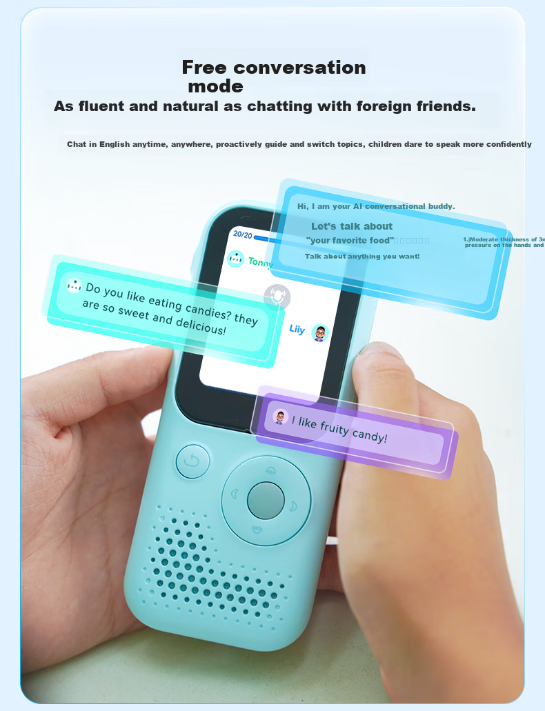 Tinglixiong T6s English Listening Companion, Portable Listening Device, Repeater, Study Machine, Flashcard Machine, Pocket-Sized Learning Device for Elementary, Middle And High School Vocabulary 7