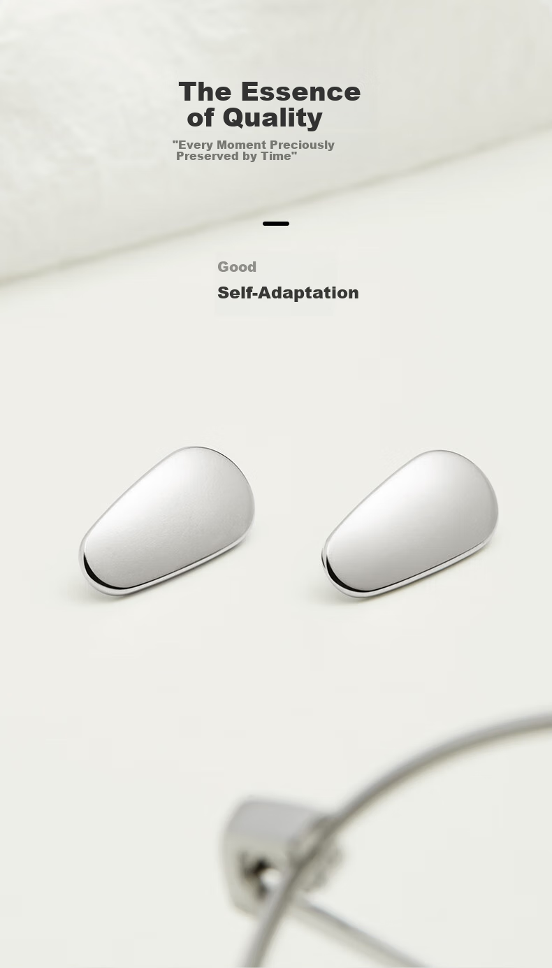 Yanjingbang Titanium Metal Anti-Pressure Mark And Non-Slip Nose Pads, Bridge And Eyeglass Frame Accessories 3