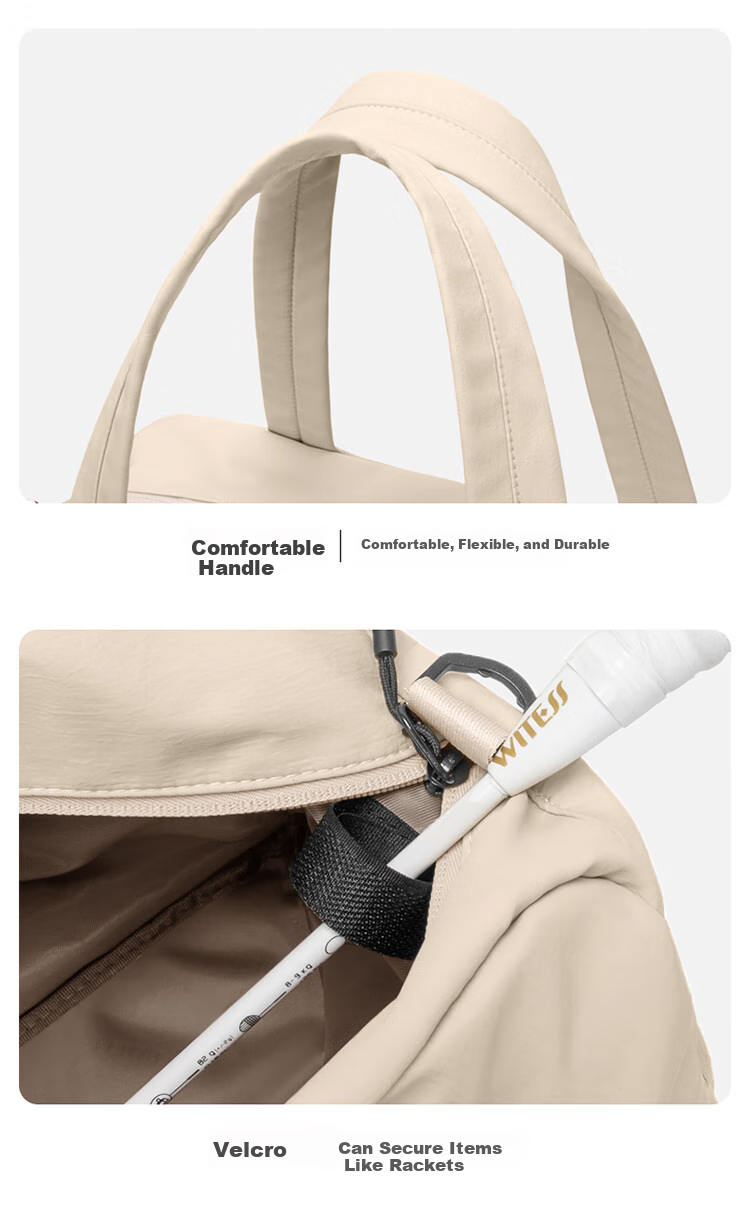 Huili Sports Fitness Bag for Women, Dry And Wet Separation, Short-Trip Travel Bag, Large Capacity, Lightweight Handheld Luggage Bag, Yoga Swimming Bag 21