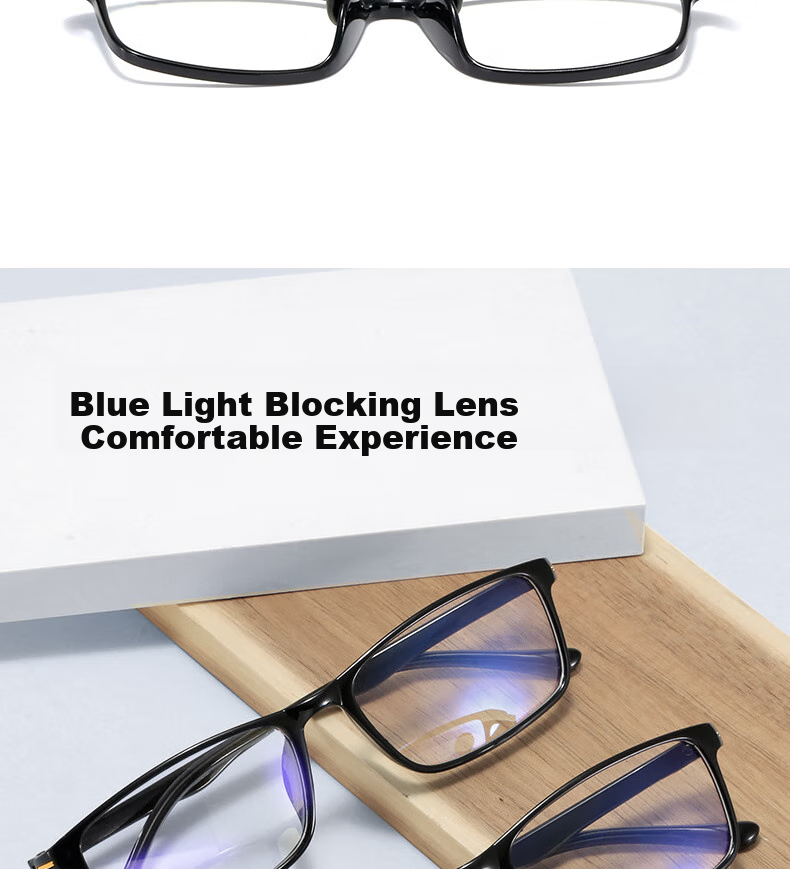 Cuntiandaofu Reading Glasses, High-Definition Anti-Blue Light Reading Glasses, Ultra-Light And Stylish, Black, 100 Degrees [Recommended for Ages Below 50] 5