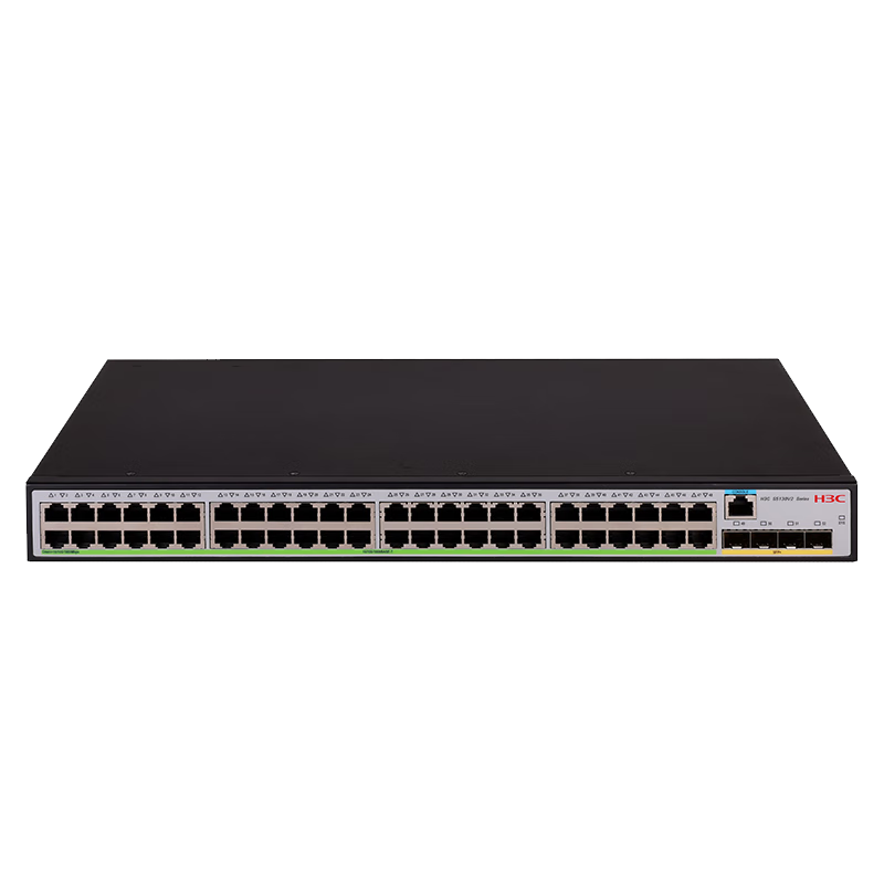 H3C S5130V2-52S-LI 48-Port Gigabit Ethernet + 4-Port 10 Gigabit Fiber Layer 3 Managed Enterprise Network Aggregation Switch 10G Uplink/IPv6/Link Aggregation