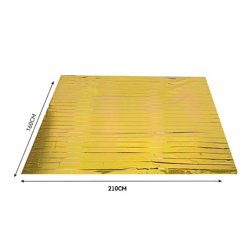 YOMO 6-Pack Emergency Thermal Blankets Outdoor Camping Survival Insulation Blanket 2.1x1.6m