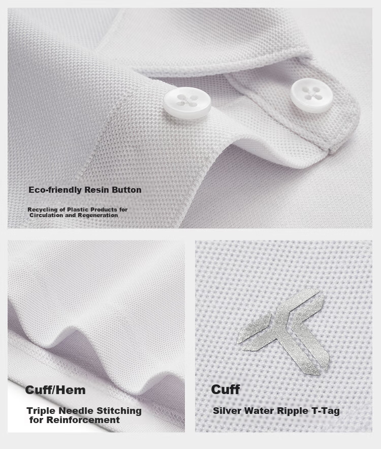 MuzhibaixiaoT [Bingyu POLO Shirt] Cool-Feeling Antibacterial Short-Sleeve Polo Shirt for Men And Women, Summer Business Casual, Bright White, 4XL 16