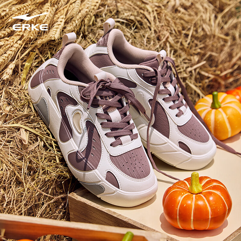 ERKE Men's Sports Shoes Casual Shoes Patchwork Classic Trendy "Pumpkin Shoes" Casual Shoes 51125301027