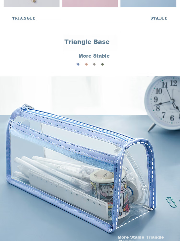 Class 3 Grade 2 Large Capacity Pencil Case Ins Style High-Value Stationery Box Exam Special Primary School Student Pencil Bag Girls Boys Simple Japanese Style Pencil Pouch Black 9