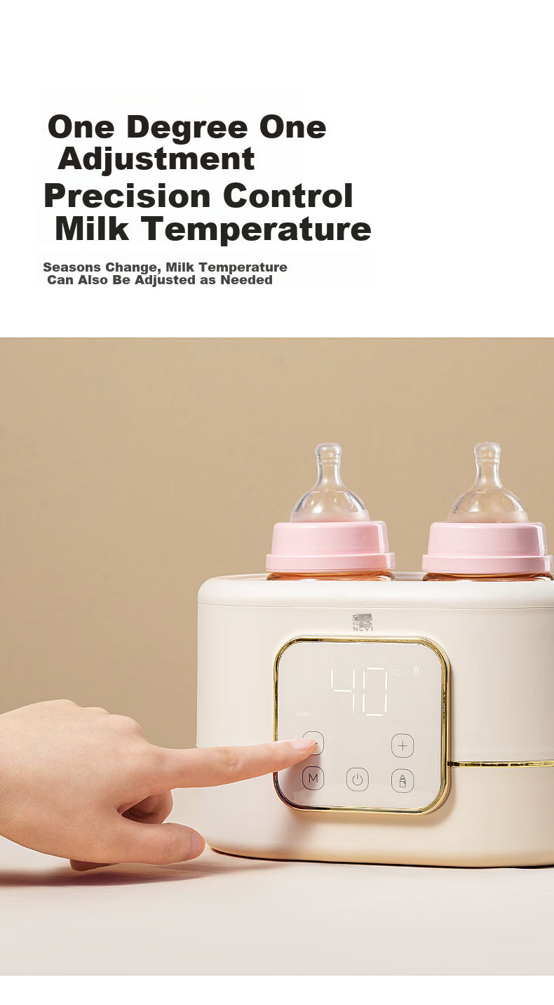 Xenbea Milk Warmer And Sterilizer, Two-In Defrosting And Heating, Breast Milk Storage And Heating, Baby Bottle Warmer, Constant Temperature Milk Warmer, 8270 6