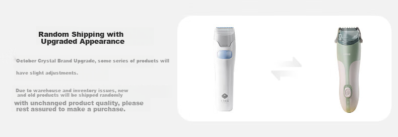 Shiyuejiejing Automatic Hair-Removing Baby Hair Clipper, Children's Hair Trimmer, Waterproof Low-Noise Quiet Hair Cutter Electric Shaver 1
