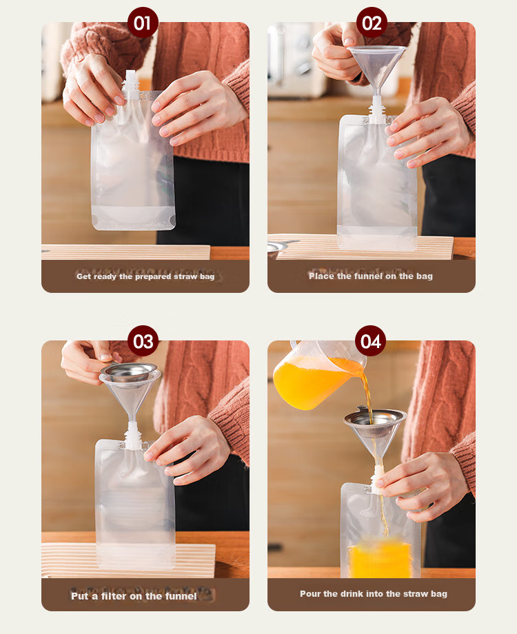 Accor Disposable Herbal Medicine Bags 200ml*50pcs Heat-Sealable Fresh-Keeping Bags [Herbal Medicine Bags] 6