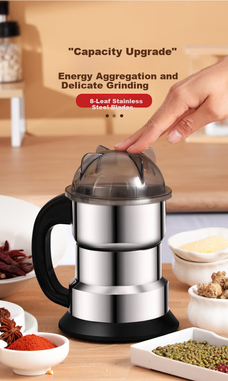 Momi Premium Powder Grinder Ultra-Fine Milling Machine Herbal Medicine Pulverizer Grain Grinder Small Household Blender 1