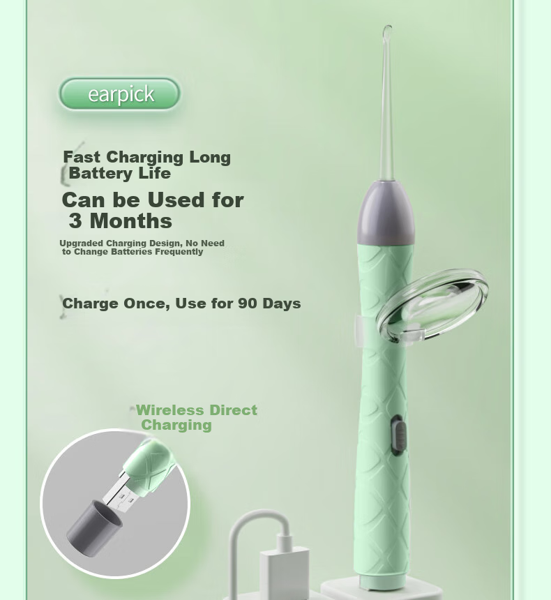 Haifeinuo Illuminated Ear Pick, Children's Ear Cleaning Tool, Visual Ear Spoon, High-Definition Ear Cleaning Kit, 3-Piece Set 21