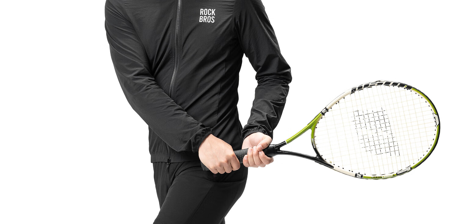 Rockbros Spring Summer Cycling Windbreaker Windproof Sunscreen Cycling Jacket Road Bike Breathable Men's Black L 30