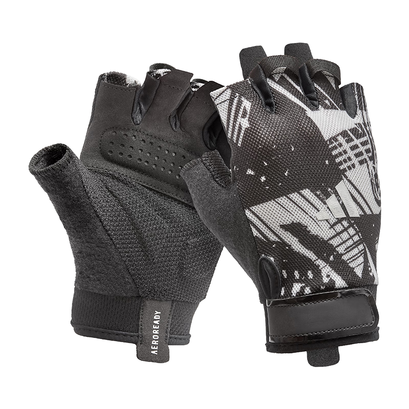 Adidas Fitness Gloves Unisex Sports Cycling Half Finger Training Pull-Up Weightlifting Anti-Slip Climbing Gloves
