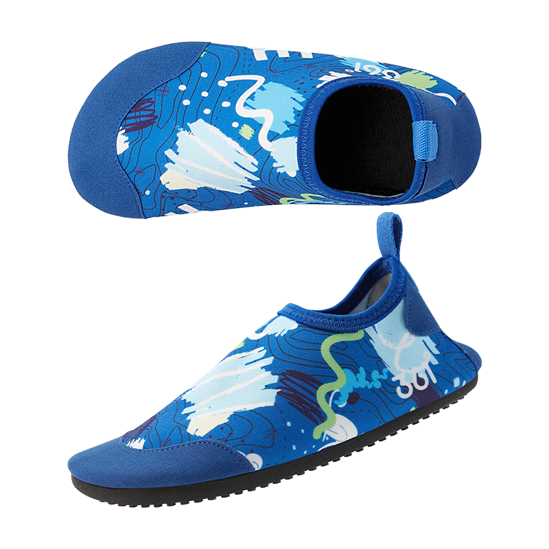 361° Kids Boys Beach Sandals Swimming Shoes Outdoor Water Park Floating Creek Shoes Non-slip Cut-resistant Barefoot Skin-friendly Shoes
