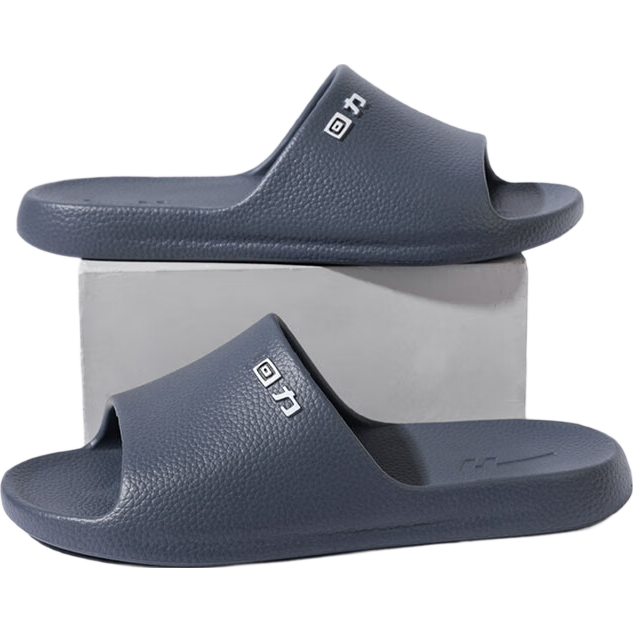 Huili Slippers for Men And Women, Antibacterial Non-Slip Bathroom Indoor Outdoor Soft Elastic Sandals HL0397 Cream White Size 44-45