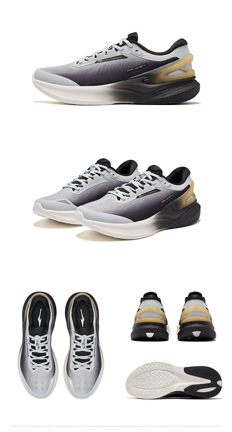 ERKE Sports Shoes Autumn Winter Running Shoes Tianma 5 Men's Soft Cushioning Shock Absorption Non-slip Wear-resistant Running Shoes 51126103246 12