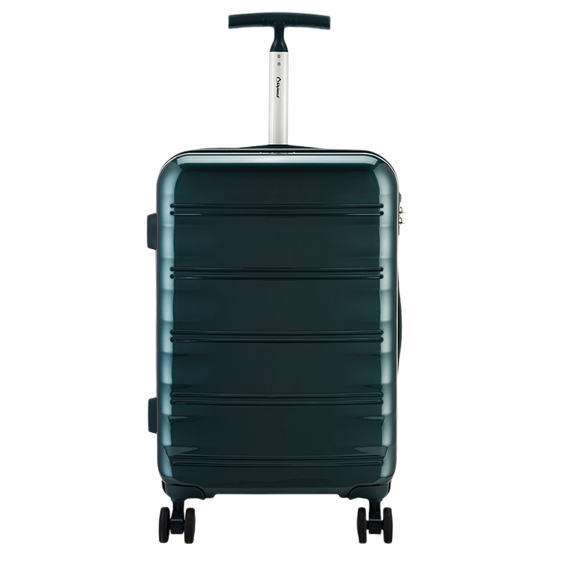 Diplomat TC-23062 Simple And Stylish Mirror-Finish Single-Tube Spinner Luggage, Carry-On Suitcase with Wheels, 20 Inches