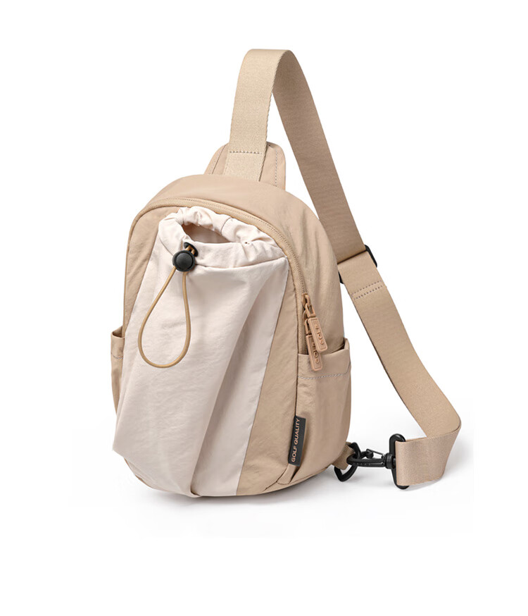 GOLF Men's Chest Bag Crossbody Shoulder Bag Unisex Phone iPad Bag Water Bottle Holder Water-Resistant Sports Cycling Small Backpack 22