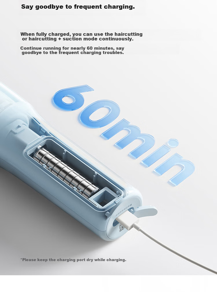 Mijia Children's Hair Clipper, Xiaomi Baby Hair Trimmer That Doesn't Damage The Scalp, Home-Use Hair Cutting And Shaving Electric Trimmer for Babies' Hair, Graduation Gift 10