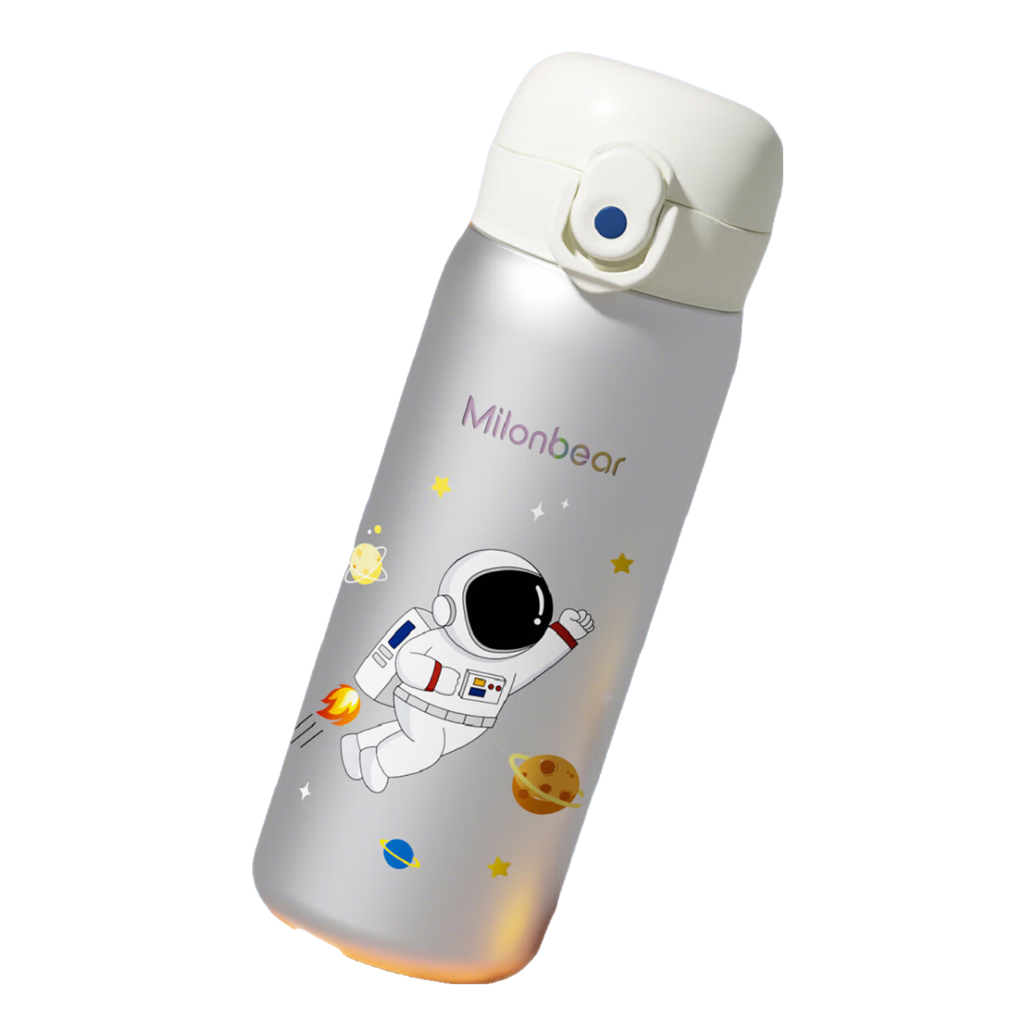 Milonbear Children's Insulated Cup, 316 Food-Grade Stainless Steel, Dual-Lid Design, Straw And Direct Drinking Options, School-Specific Water Bottle for Students