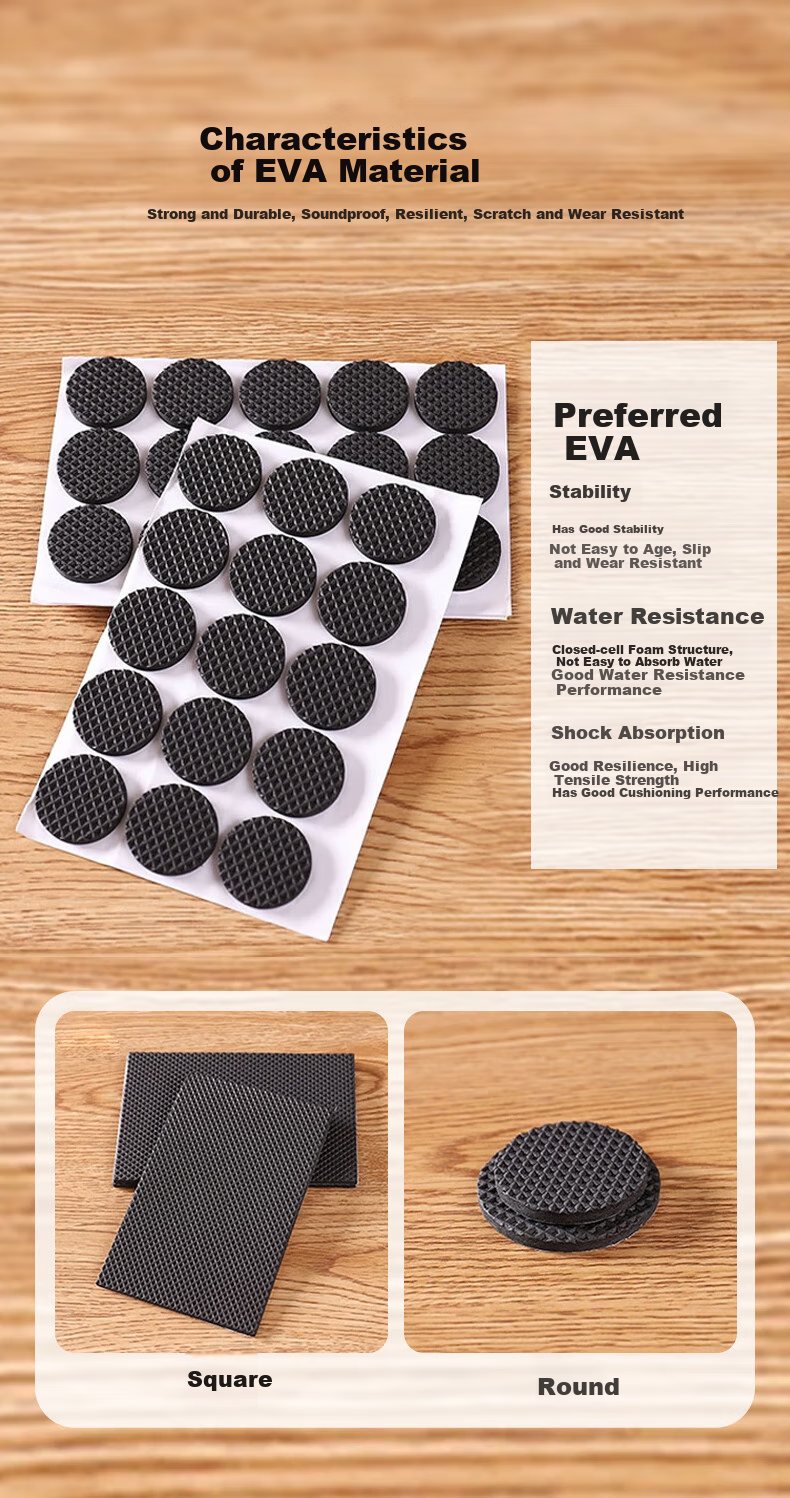 Baoshi Chair Leg Pads, Cuttable Stool And Table Foot Covers, Thickened Wear-Resistant Non-Slip Stickers, Anti-Ring Furniture Protection Pads 5