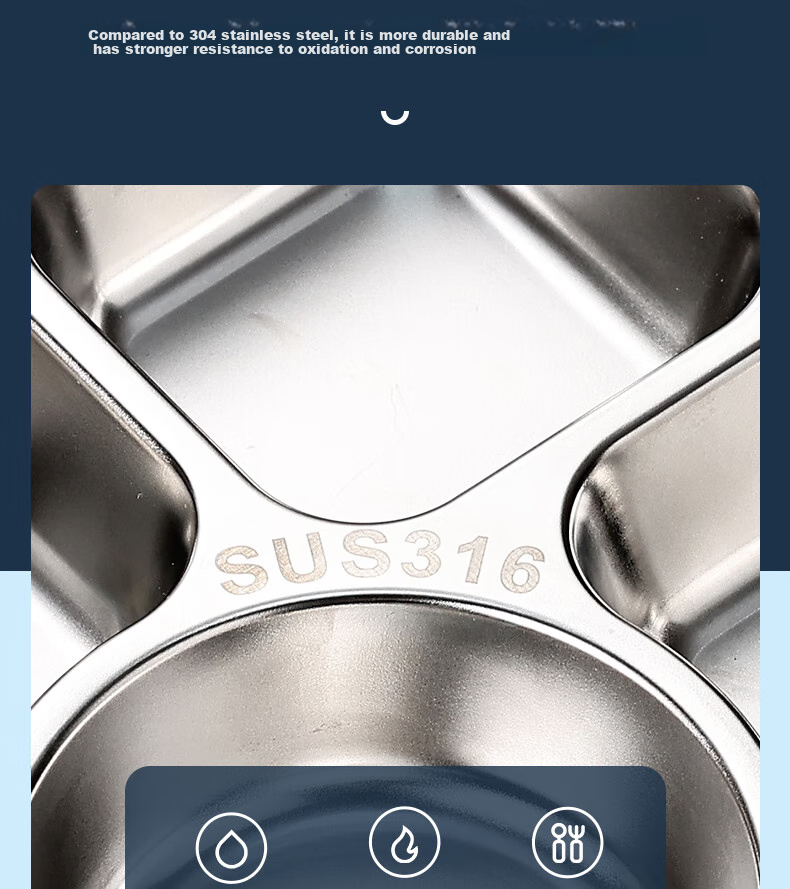 Dipuer 316 Stainless Steel Ramen Bowl with Drainage, Dormitory Student Use, Covered Noodle Mixing Bowl, Eating Soup Bowl 9