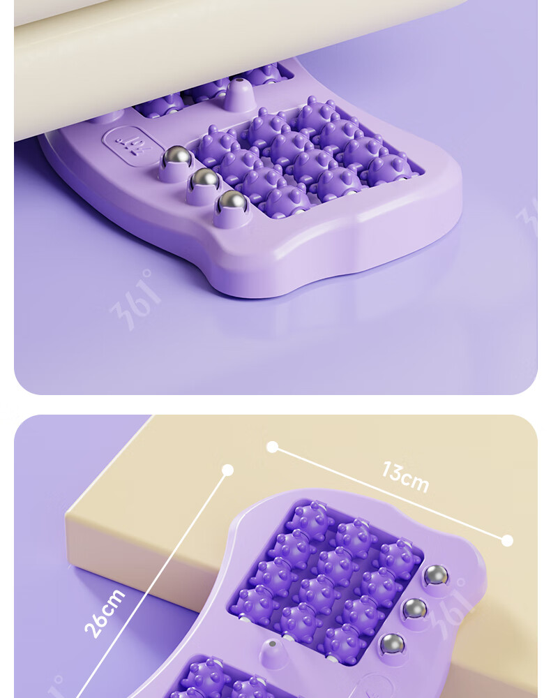 361° Foot Massager Roller Acupressure Foot Massage Board Reflexology Bead Foot Therapy Scraper for Home Use 12