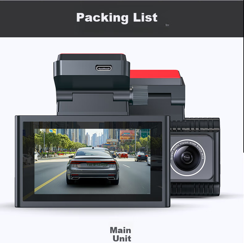 Weilute 4G Dash Cam, 4K High Definition, 24-Hour Parking Monitoring, Remote Control Via Beidou Positioning, GPS, Mobile Phone APP Connectivity 19