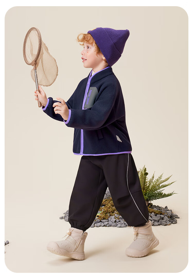 MQDMINI [Anti-Static] Boys' Fleece Jacket Children's Outdoor Sports Camping Baby Toddler Coat 15