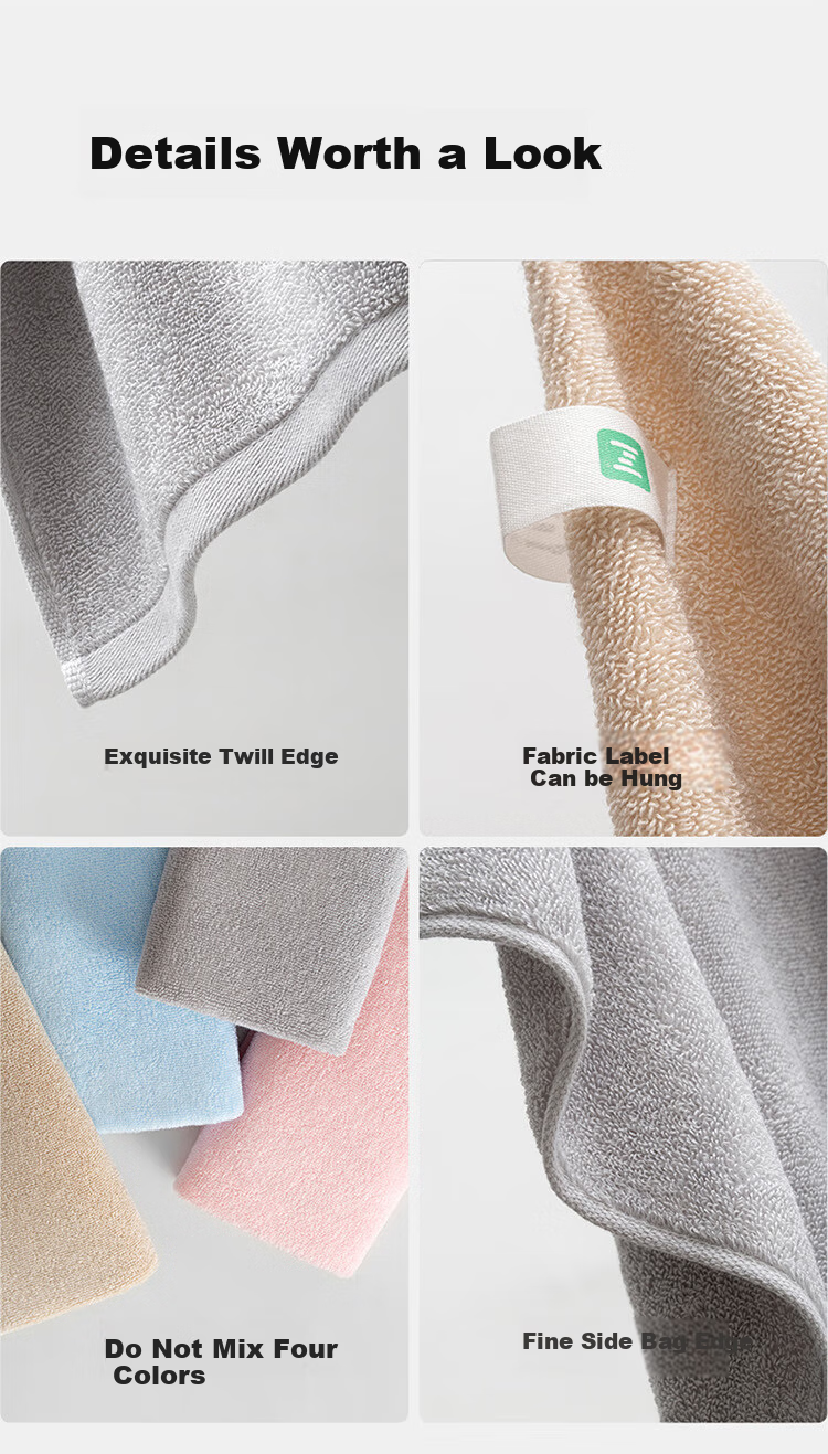 A-Life Xinjiang Long-Staple Cotton Bath Towel for Adults, Class A Pure Cotton Absorbent Bath Towel, Quick-Drying Bath Towel for Men And Women, Gray 10