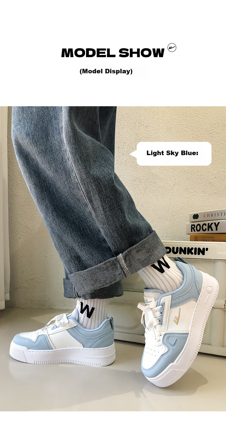 Huili Official Women's Shoes, 2026 Summer New Style, Classic Versatile Casual Sneakers for Women, White And Red, Size 35 12