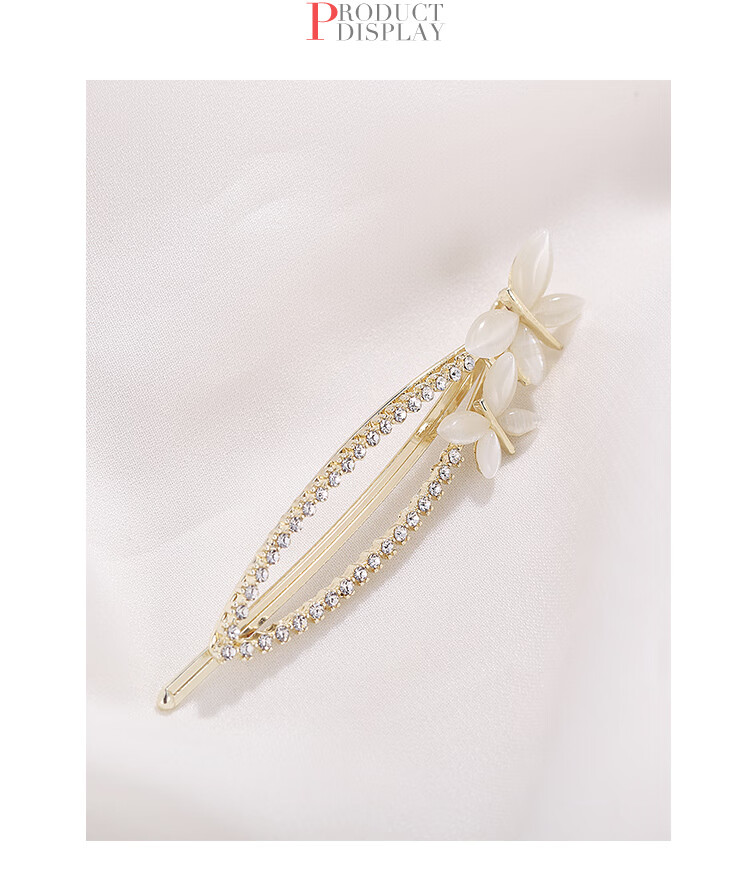 CHIMERA Butterfly Hair Clip, Side Clip, Bangs Clip, Simple Barrette, Hair Accessory for Women, Mid-Autumn Festival Gift 6