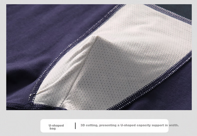 Fenteng 2026 New Men's Underwear, Boxer Briefs, Cotton Breathable Spring And Autumn Youth Large Size Shorts, Male Self-Operated 9