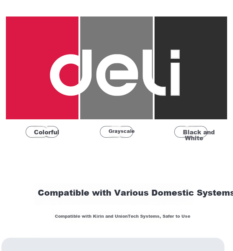 Deli Domestic Scanner DS2055 Sheet-Fed Duplex Color Automatic Continuous Document Scanning High-Speed Office Use 55ppm/110ipm 10