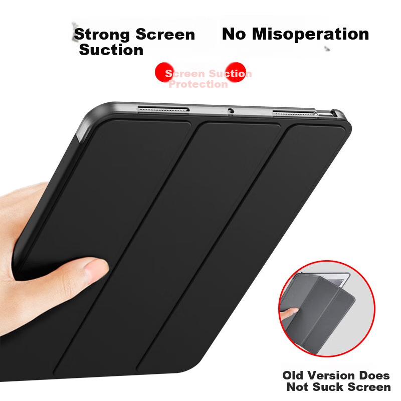 京东京造ipad air7 2025保护套11英寸 air6/5/4平板电脑保护壳24/22/20款10.9三折支架防摔硅胶套薰衣草灰