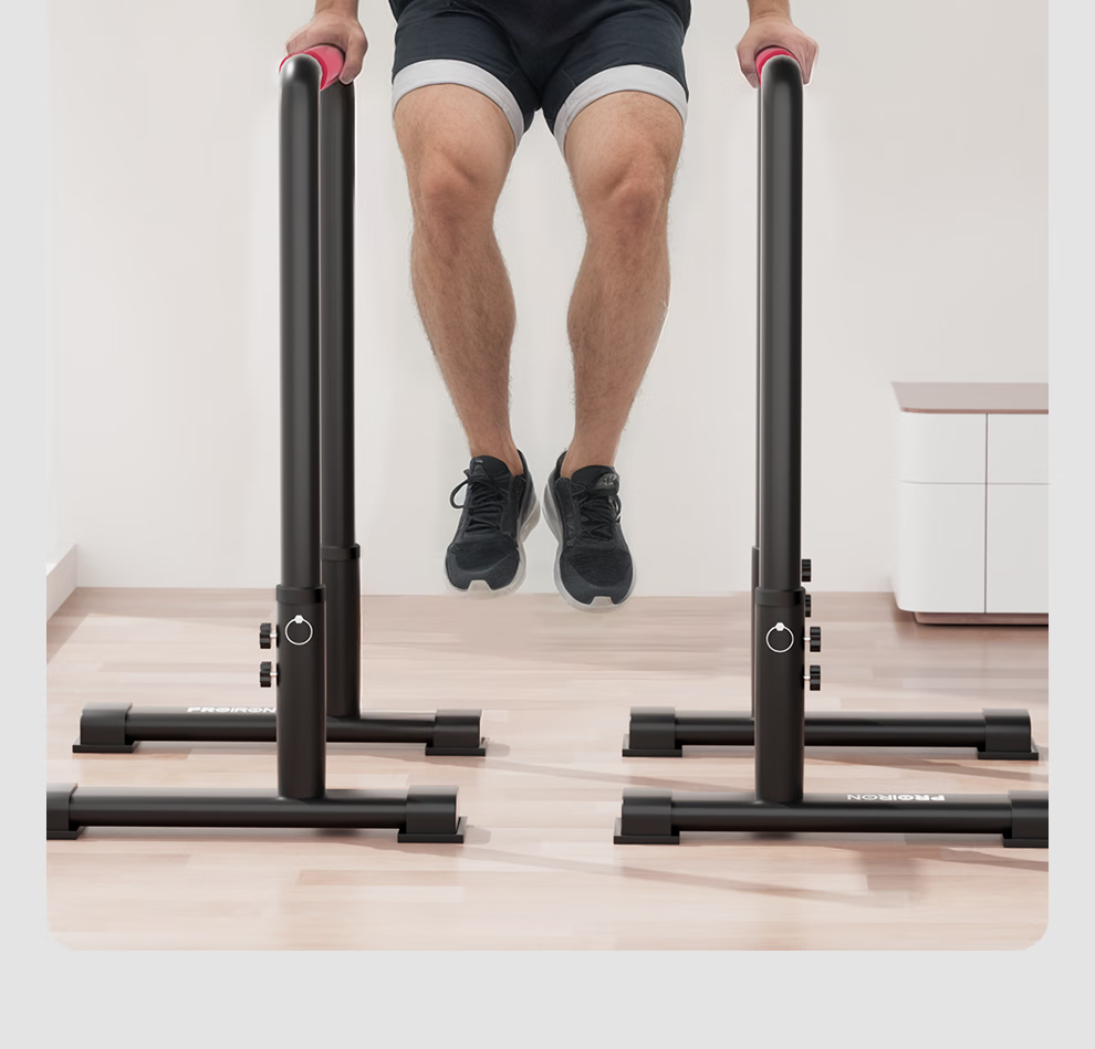 PROIRON Puliai Home Dip Bar Trainer Portable Indoor Single and Parallel Bars Multifunctional Fitness Equipment for Exercise 12