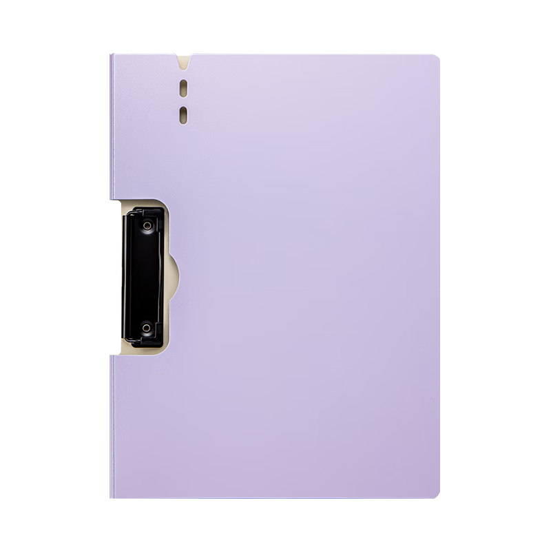 TIANSE A4 File Folder Clipboard, Horizontal Folding Clipboard for Meetings, Poetry Recitation Contract Clipboard, Exam Paper Storage Folder Menu Holder, TS-10006, Lilac Purple