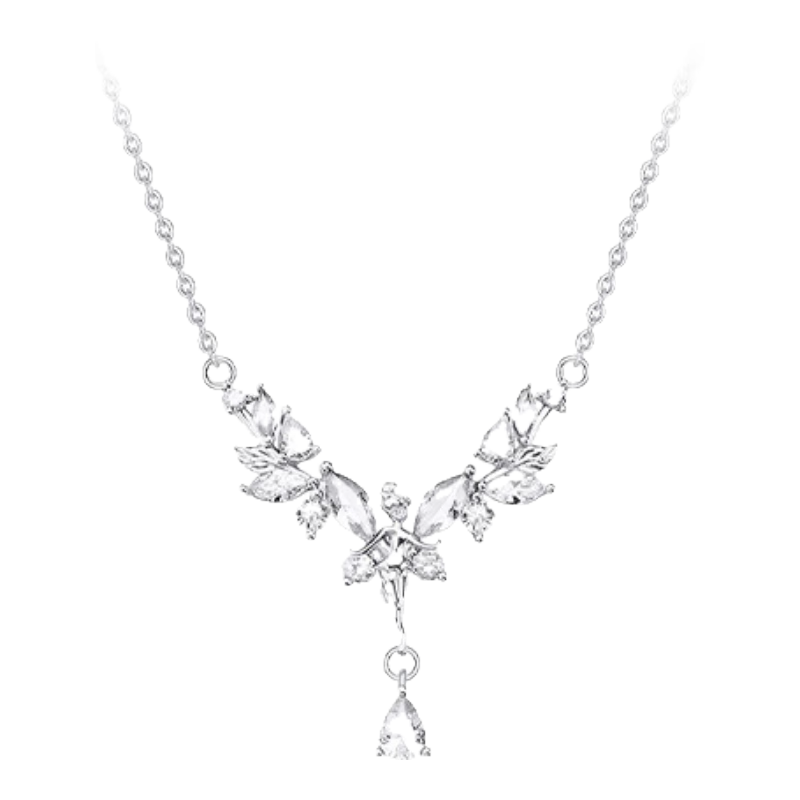 Disney Women's Necklace Luxury Niche High-End Birthday Gift Tassel Peace for Girlfriend