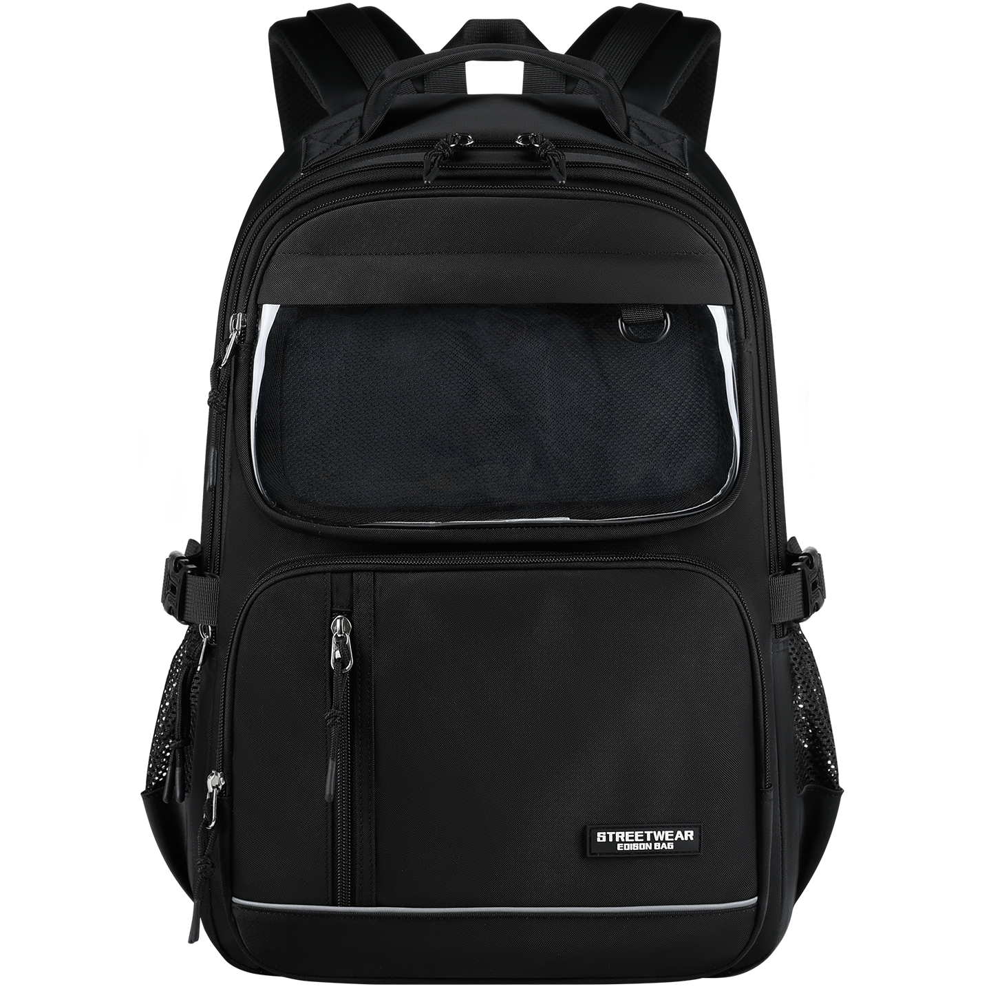 Edison High School Student Backpack DIY Anime Style Cute Grain Pain Backpack High-Value Ins Style Spine Protection Bag M2-1