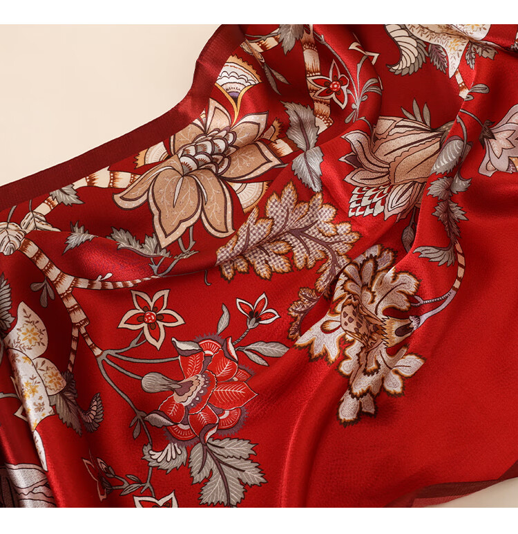 Hodo 100% Mulberry Silk Scarf Shawl for Women, Gift Box Set, Romantic 520 Gift for Loved Ones 9