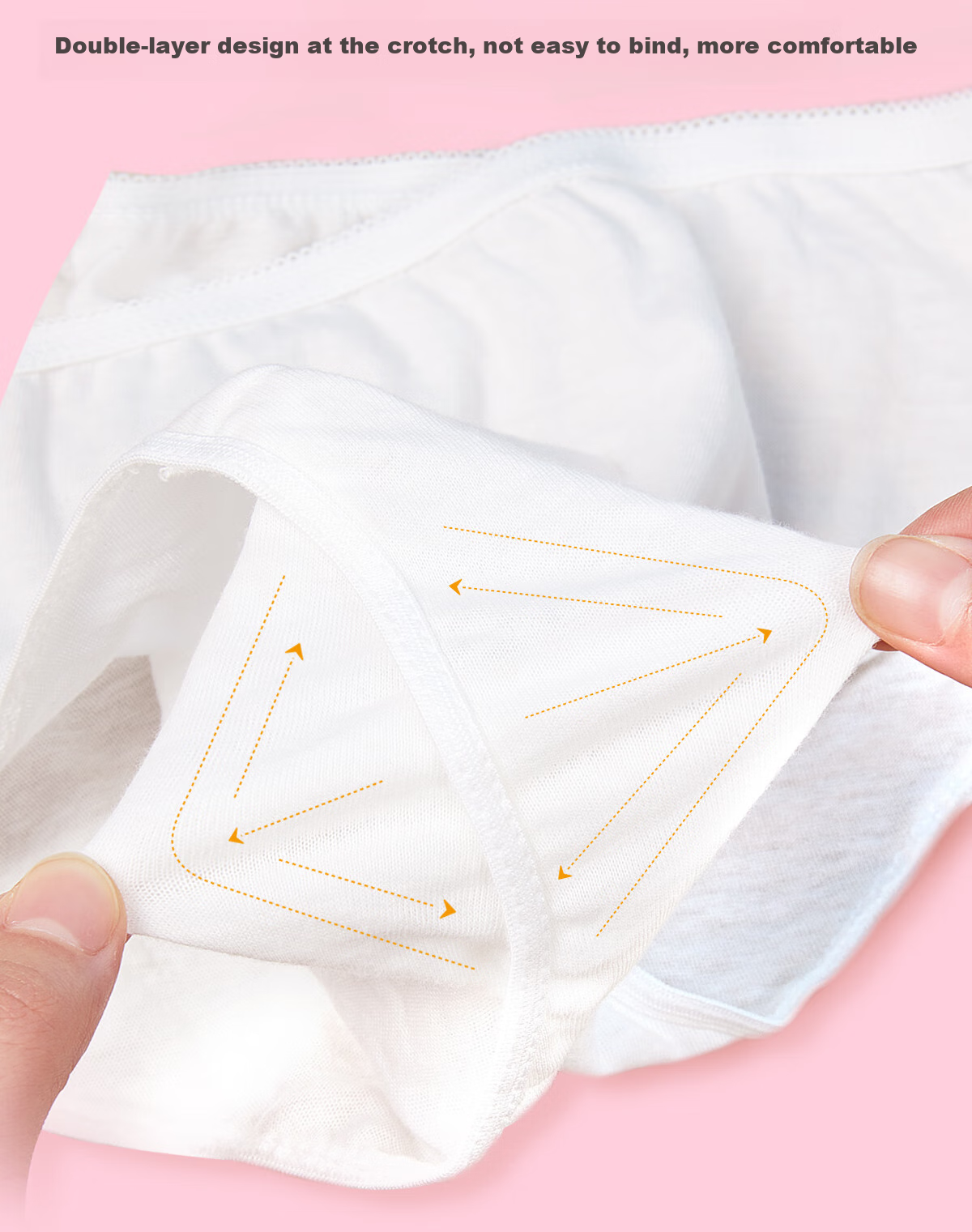 Ankexin Maternity Disposable Underwear for Women, High-Waist Pure Cotton 7A Antibacterial Postpartum Menstrual Travel Disposable 5-Pack XL Size 9