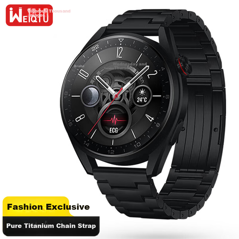 Weiqiantu [Titanium Metal] Suitable for Huawei Watch Straps GT7/GT6/GT5/pro/Watch6/pro/5/watch4pro/GT4/3/Buds2, Feifan Dashi 2