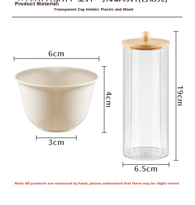 BJ Disposable Tea Cups, Kung Fu Tea 60ml Biodegradable Rice Husk Cups, High-Quality Heat-Resistant Tea Cups for Sipping, 100 Pieces + Cup Holder 14