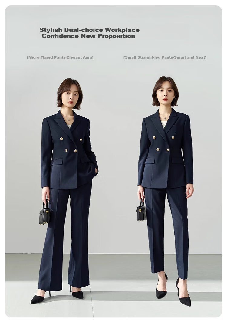Bodexiaojie Professional Women's Suit Set, Elegant Office Attire, Formal Wear for Work Interviews And Business Meetings 7