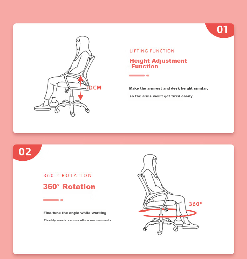 Chentao Gaming Chair, Ergonomic Chair, Computer Chair, Ergonomic Seat, Office Chair, Stool, Executive Chair, Backrest Chair 5