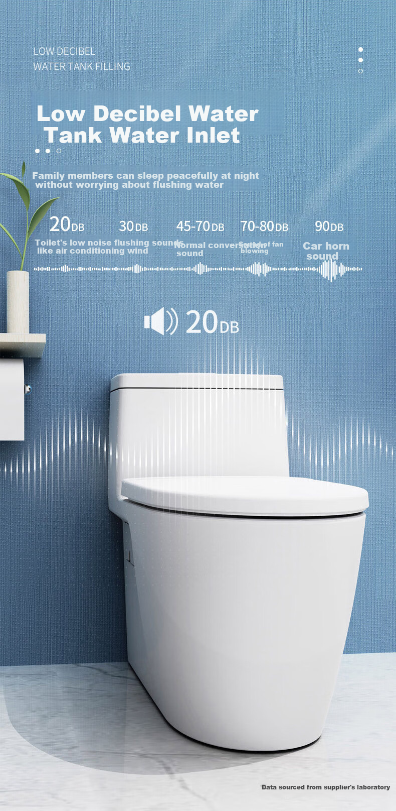Haili Universal Toilet Tank Accessories, Drain Valve, Old-Style Integrated Flushing Toilet, ABS Inlet And Outlet Flushing Valve, SJ26 Blue 6