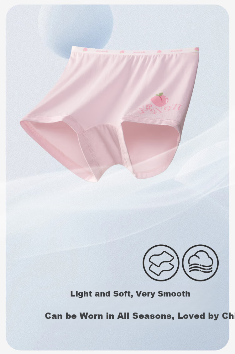 Jiusuiban Cool-Feeling Children's Underwear, Girls' 50s Modal Thin Boyshorts, Big Kids' And Teen Girls' 7A Antibacterial Sports Shorts 7