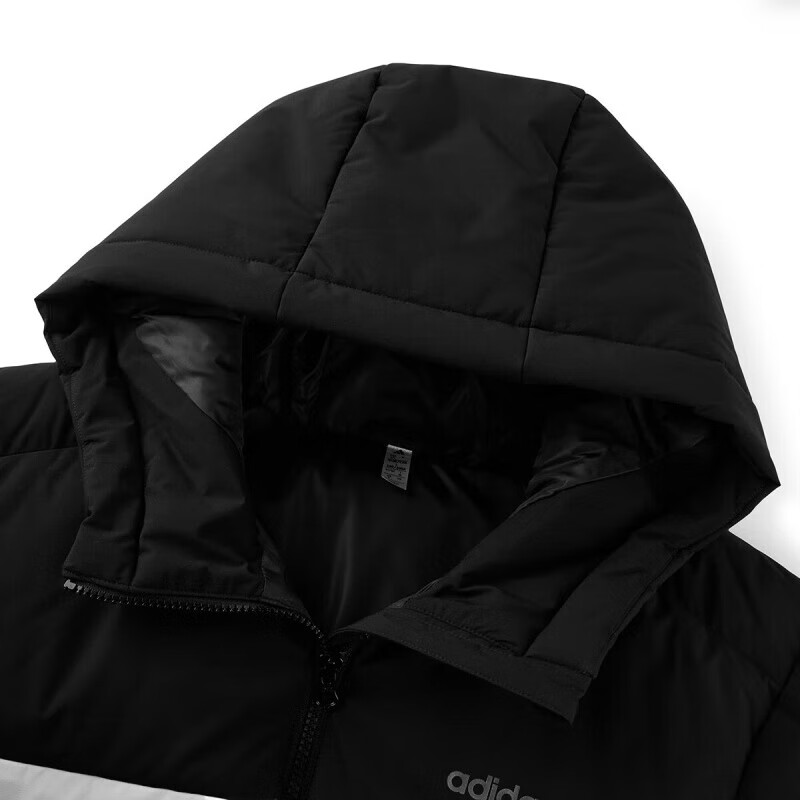 Adidas Men's Winter Hotpot Down Jacket Hooded Loose Warm Sports Casual 600 Fill Power Bright White L 4