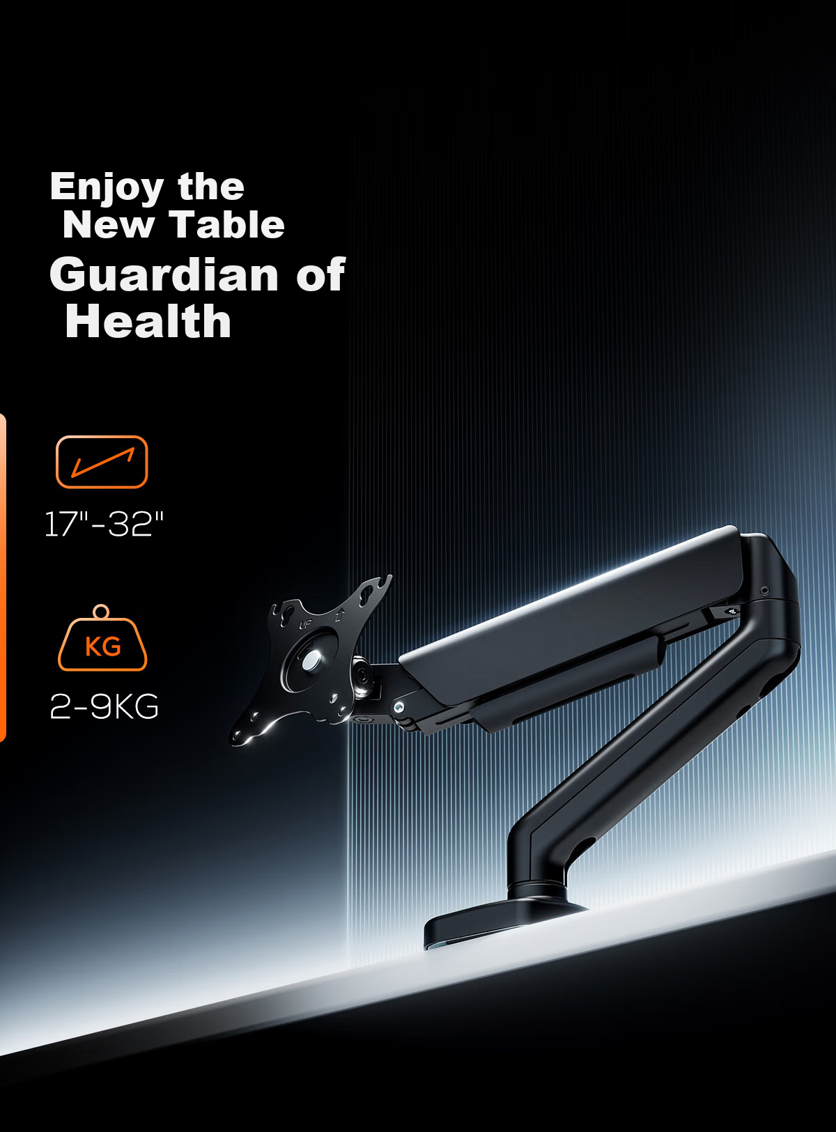 Songneng Monitor Stand, Mechanical Arm, Computer Stand Display Screen Arm, Monitor Riser, Rotatable And Height Adjustable Desk Stand for Screens, 17-32 Inches, T630 5